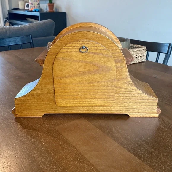 Howard Miller Wooden Mantel Clock - Brown